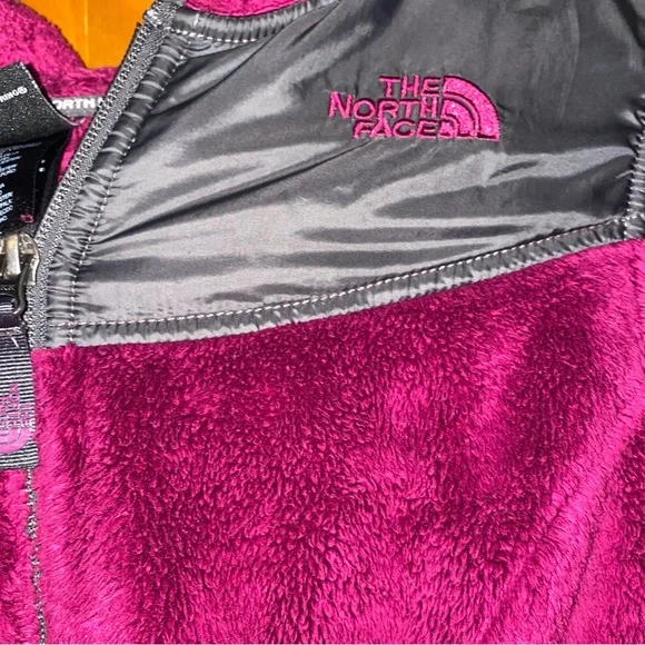 Girls north face Oso fleece hoody jacket youth L 14/16 Large